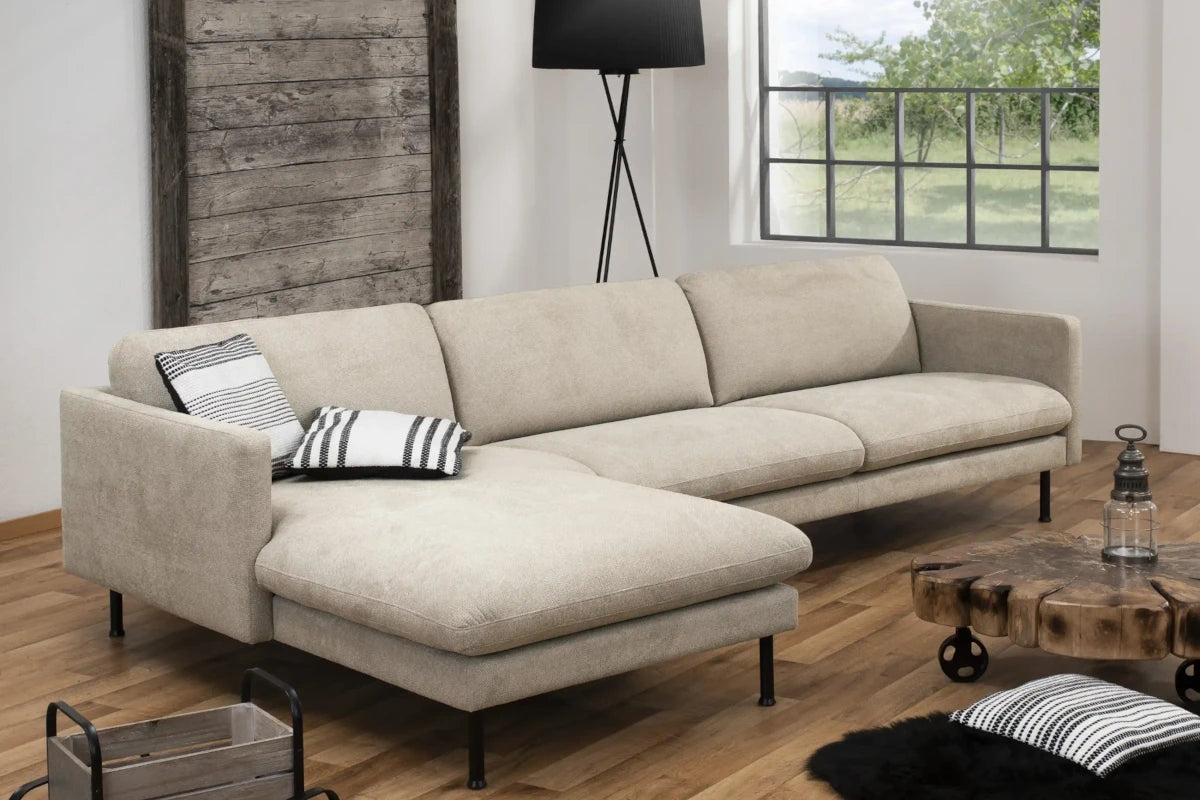 Nathan Sofa mit Longchair links