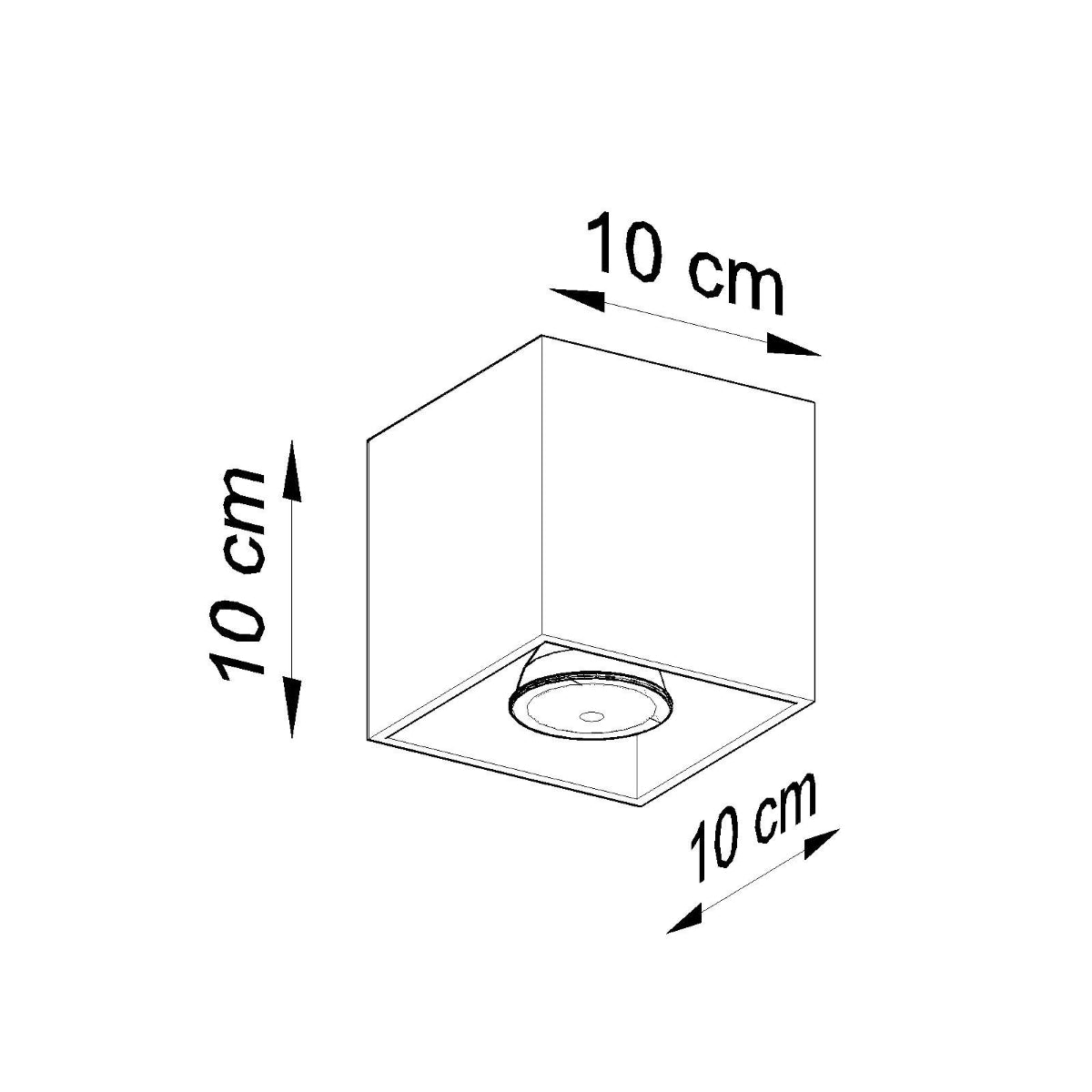 Deckenleuchte QUAD 1