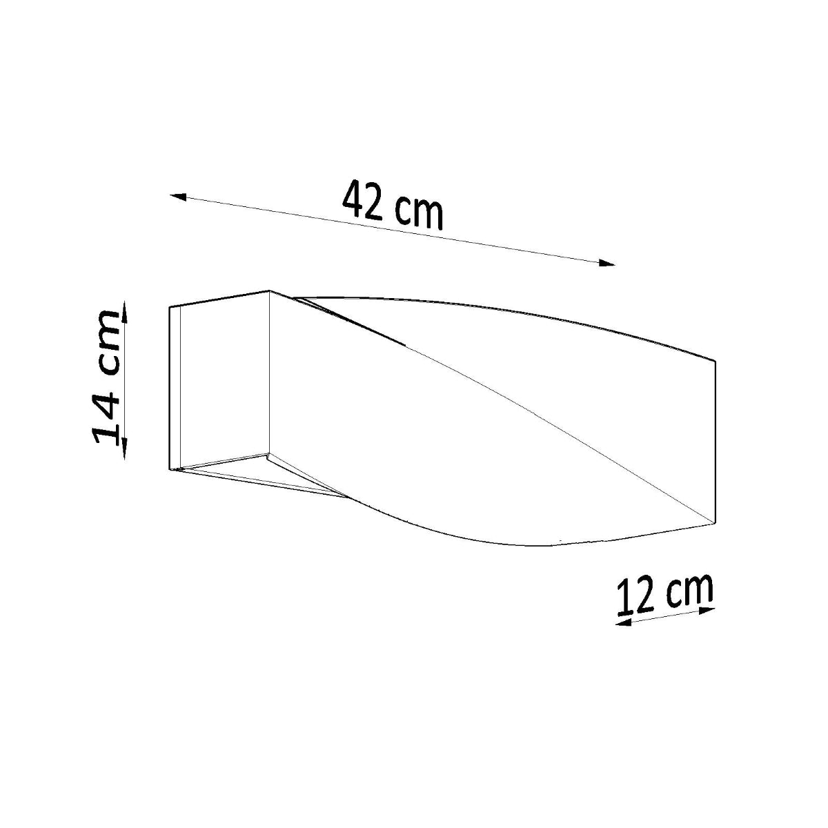 Wandleuchte SIGMA Beton