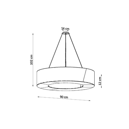 Kronleuchter SATURNO SLIM