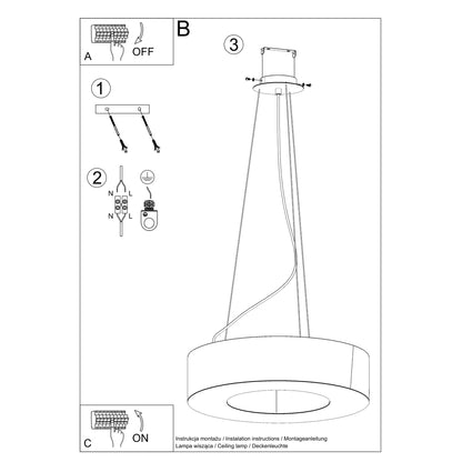 Kronleuchter SATURNO SLIM