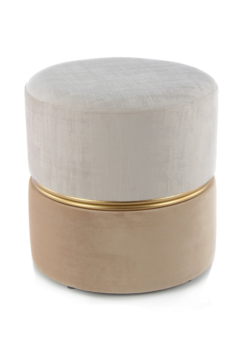 Hocker Cleopatra 625 Elfenbein / Beige