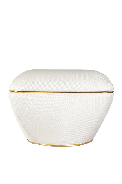 Hocker Contessa 145 Elfenbein / Gold