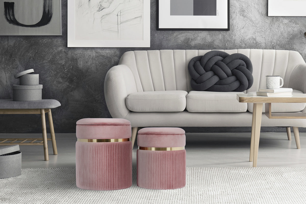 Hocker Zora 2er-Set