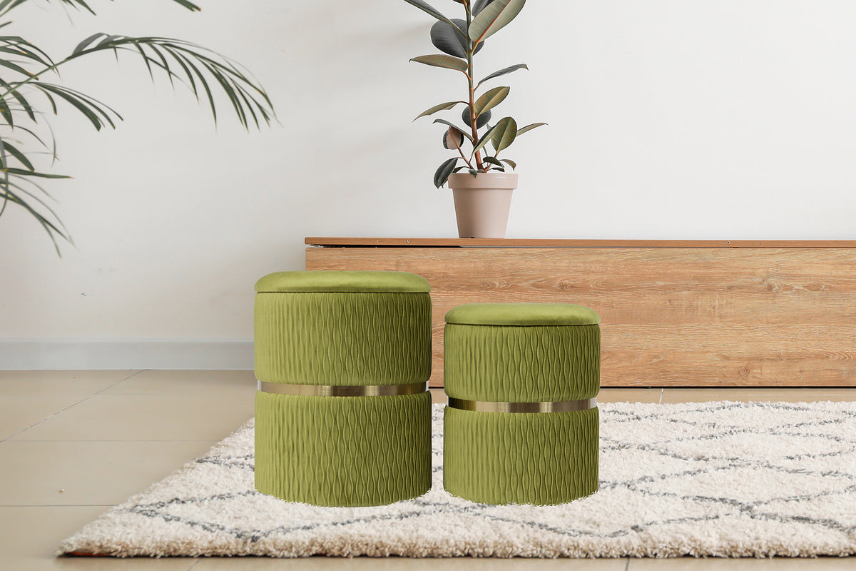 Hocker Milas 2er-Set