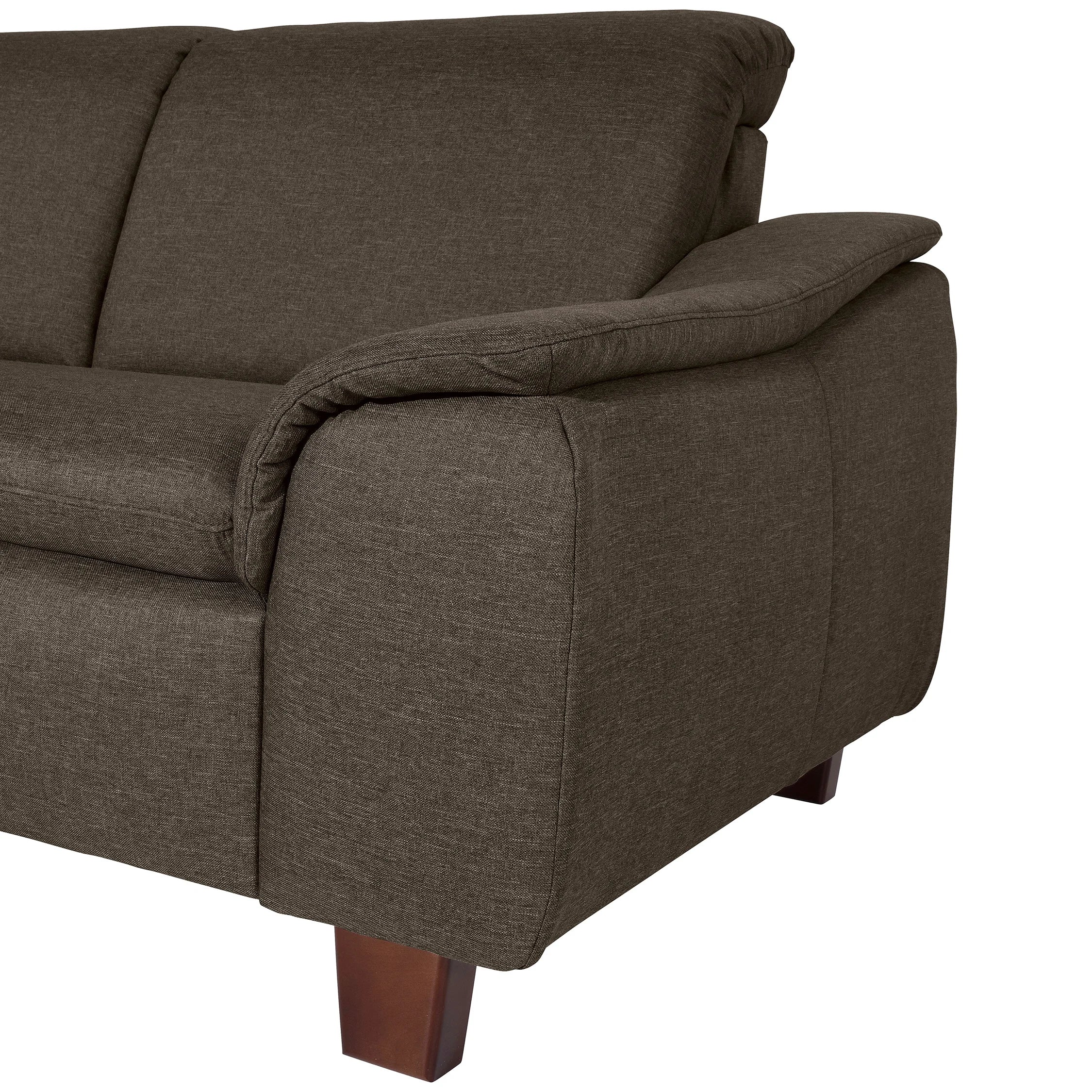 Aaron Ecksofa links mit Sofa 2,5-Sitzer rechts