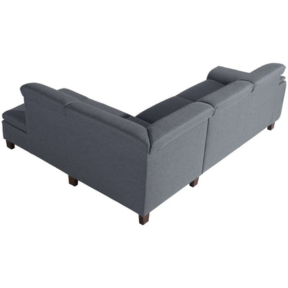 Aaron Sofa 2,5-Sitzer links mit Ecksofa rechts