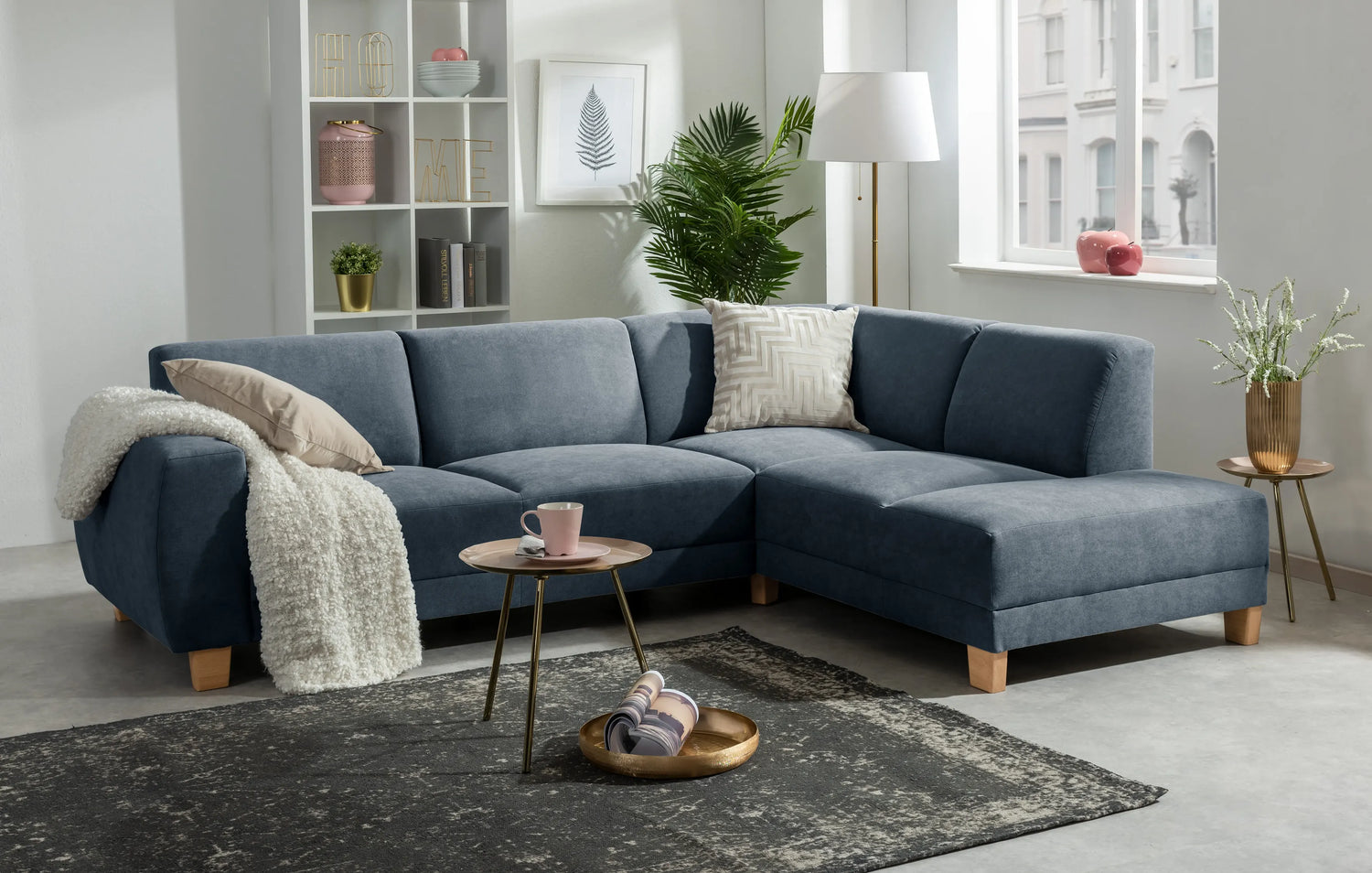 Blackpool Sofa 2,5-Sitzer links mit Ecksofa rechts