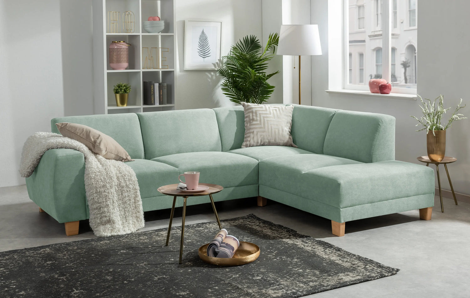 Blackpool Sofa 2,5-Sitzer links mit Ecksofa rechts