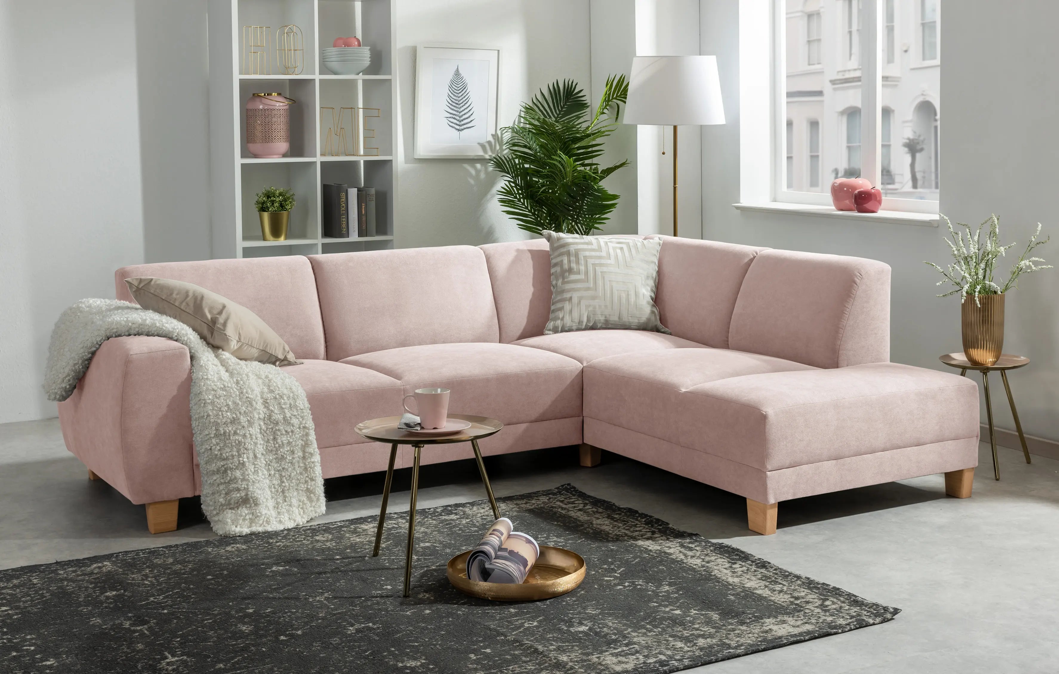 Blackpool Sofa 2,5-Sitzer links mit Ecksofa rechts