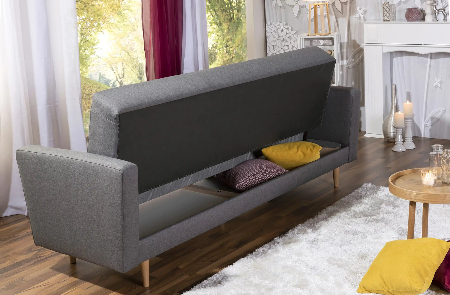 Jesper Sofa 3-Sitzer mit Bettfunktion