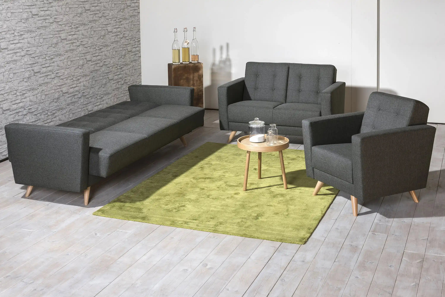 Julian Sofa 3-Sitzer mit Bettfunktion