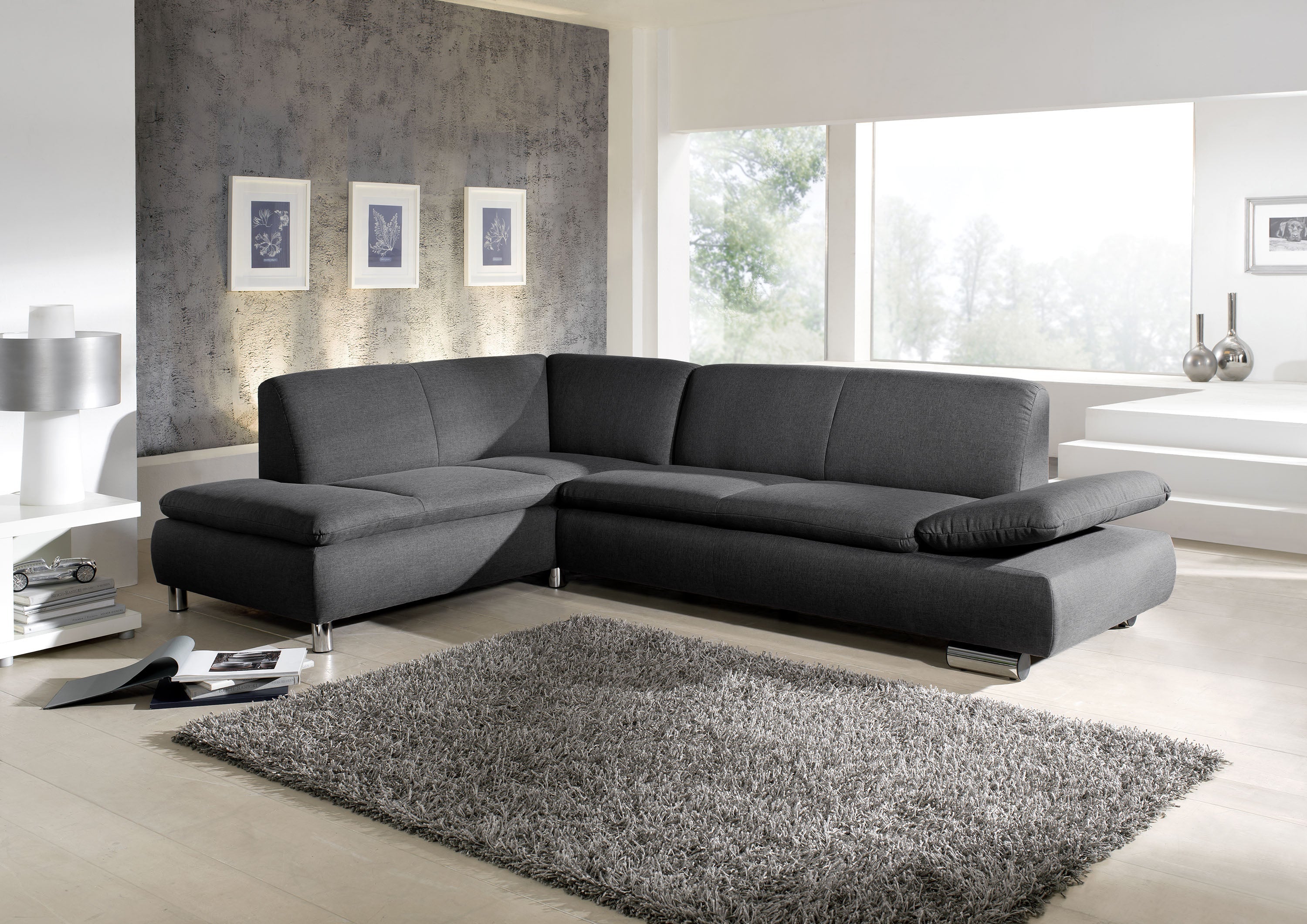 Terrence Ecksofa links mit Sofa 2,5-Sitzer rechts