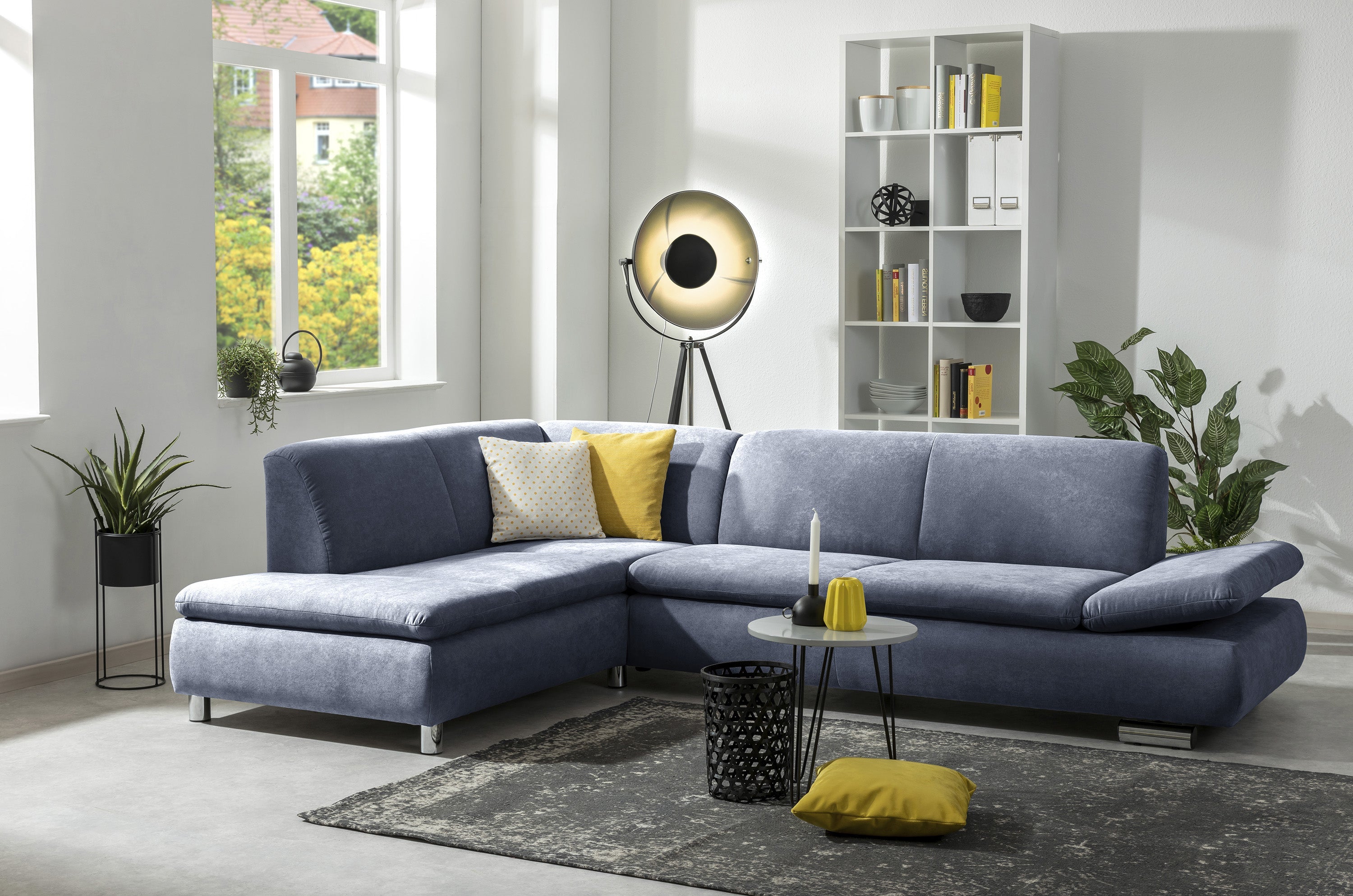 Terrence Ecksofa links mit Sofa 2,5-Sitzer rechts