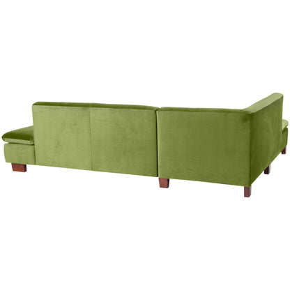 Terrence Ecksofa links mit Sofa 2,5-Sitzer rechts