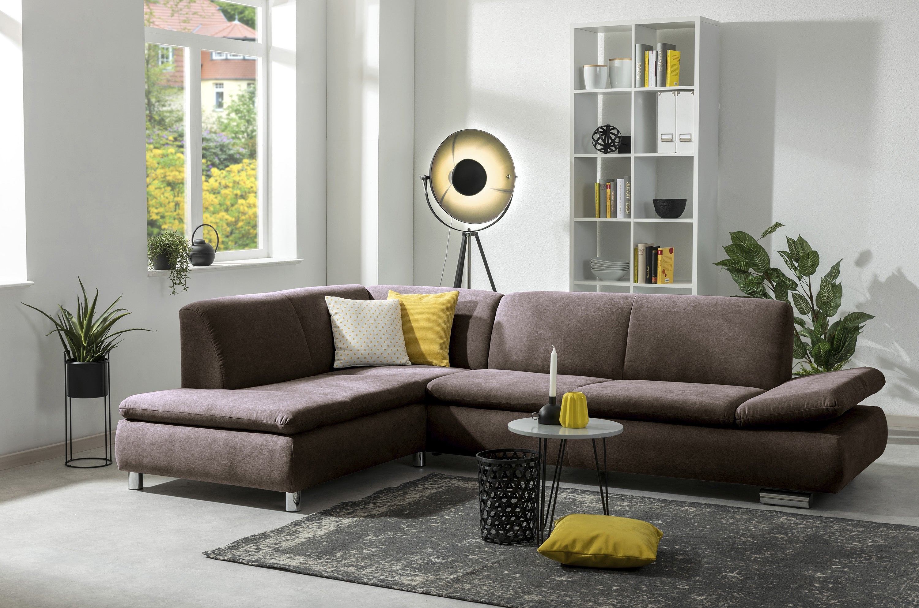 Terrence Ecksofa links mit Sofa 2,5-Sitzer rechts