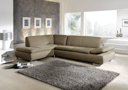 Terrence Ecksofa links mit Sofa 2,5-Sitzer rechts