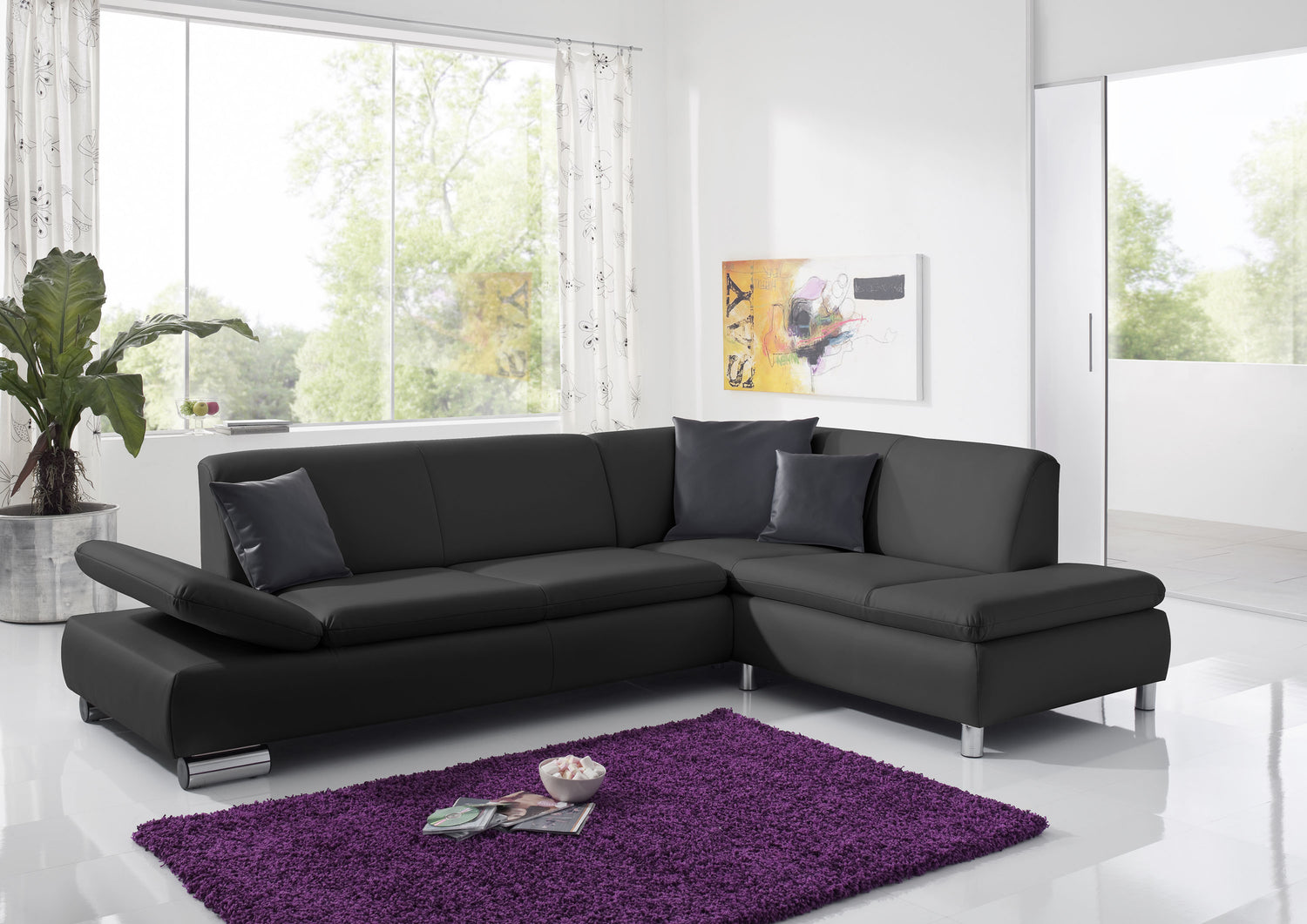 Terrence Sofa 2,5-Sitzer links mit Ecksofa rechts