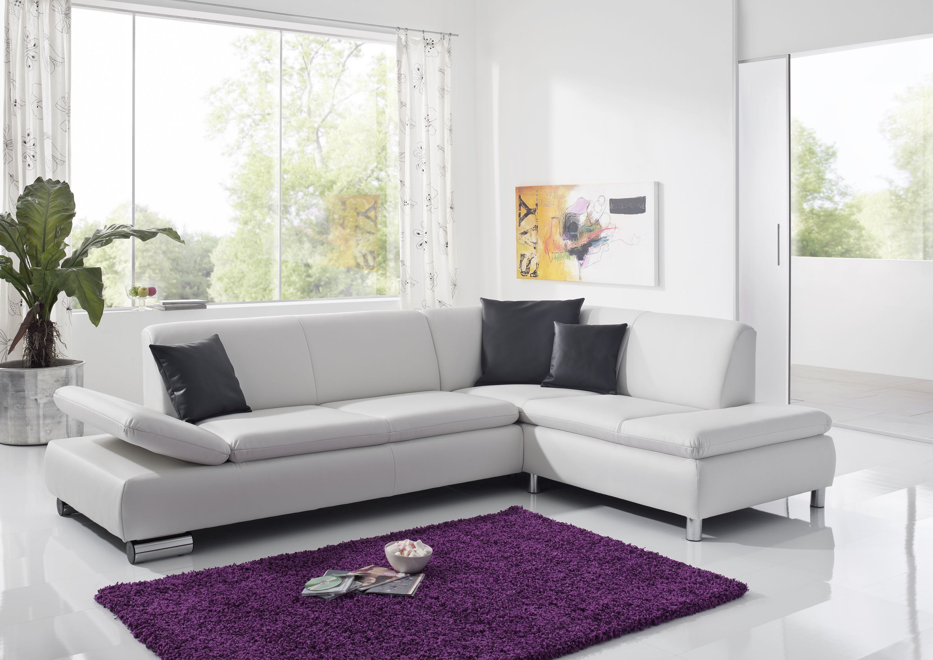 Terrence Sofa 2,5-Sitzer links mit Ecksofa rechts